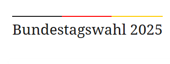 Logo Bundestagswahl