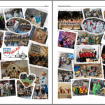 Eine Collage von Fotos vom Faschingszug und den Faschingsveranstaltungen
